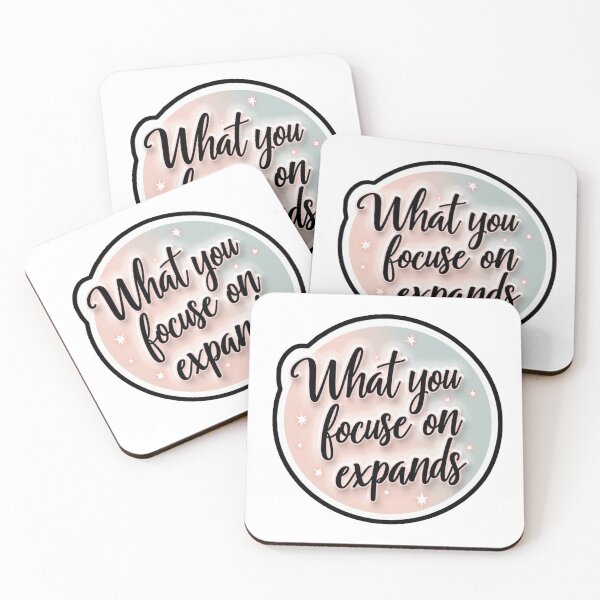 Item preview, hat You Focus on Expands Inspirational Quote-LawOfAttraction designed and sold by Whimsy Works Lab.