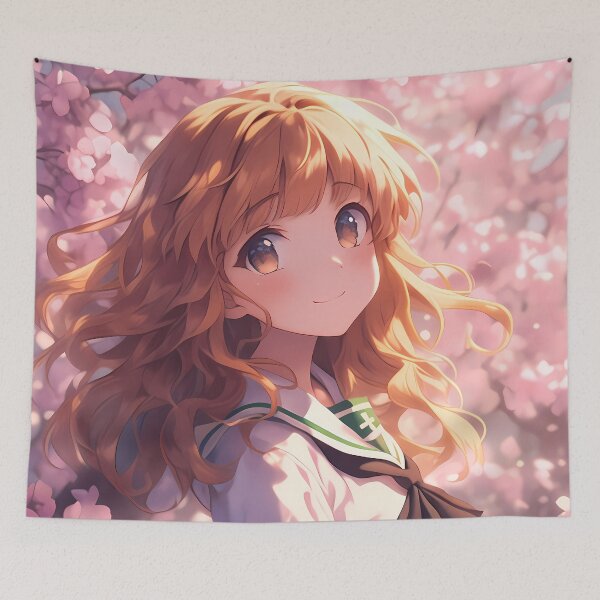 Item preview, Saori Takebe Girls und Panzer Anime Sakura Kimono Elegance designed and sold by GABRIELMURPHY.