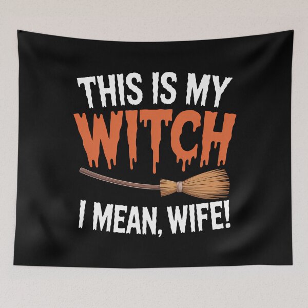 Item preview, Halloween Witch Couples Funny Joke Family designed and sold by WalshDrawnLaugh.
