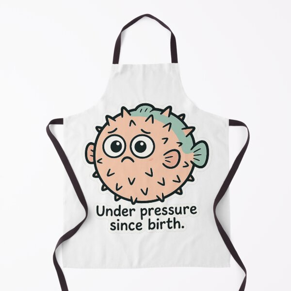 Item preview, Pufferfish Panic – “Under pressure since birth.” designed and sold by Thorrdu.
