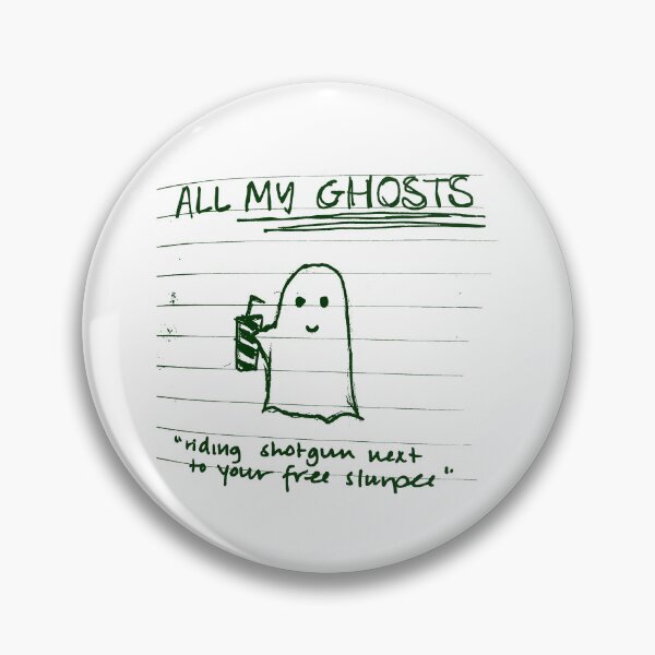 Item preview, Green Typography And Green Ghost designed and sold by nerdyygraphic.