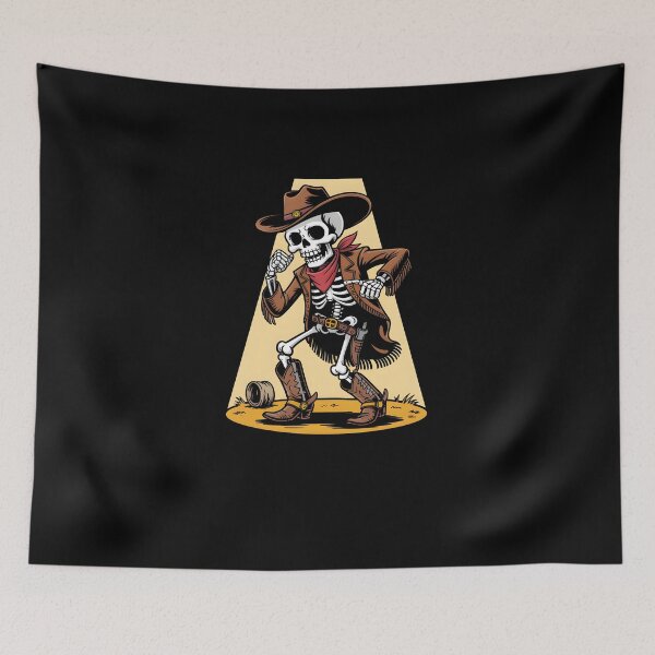 Item preview, Cowboy Skeleton Funny Western Halloween designed and sold by MissRasheedHam.