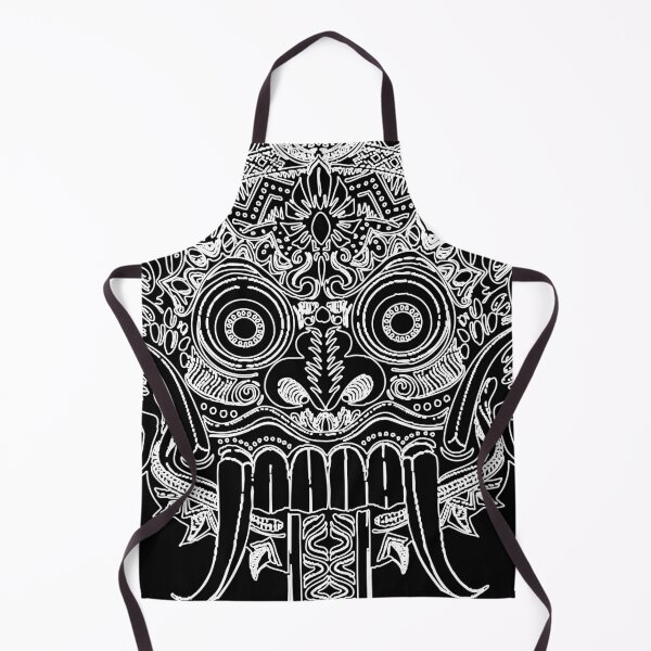 Item preview, Copy of Thai Demon Mask Tattoo Design – Sacred Mythical Art Linework Jaguar Warrior Tribal Mask – Sacred Geometric Tattoo Art designed and sold by Bspaces.