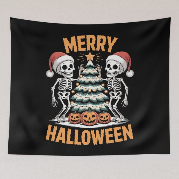Item preview, Halloween Witch Funny Skeleton Joke Xmas designed and sold by WalshDrawnLaugh.
