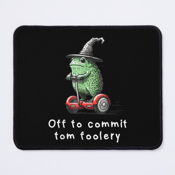 Item preview, Whimsical Frog Wizard Off to Commit Tom Foolery Frog Meme T-Shirt designed and sold by LeonellDavy.