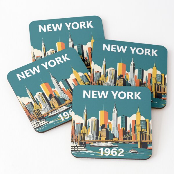 Item preview, Vintage New York Poster 1960s Sixties designed and sold by KALEIDOSCOPE UK.