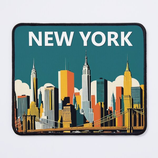 Item preview, Vintage New York Poster 1960s Sixties designed and sold by KALEIDOSCOPE UK.