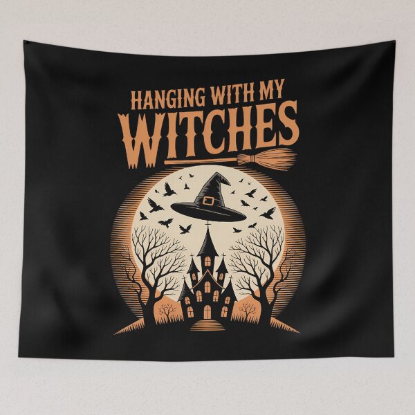 Item preview, Halloween witch funny designed and sold by WalshDrawnLaugh.