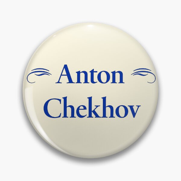 Item preview, Anton Chekov, Russian Playwright, Classic Literature designed and sold by CharlottePlaceArt.