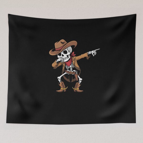 Item preview, Cowboy Skeleton Funny Western Halloween designed and sold by MissRasheedHam.