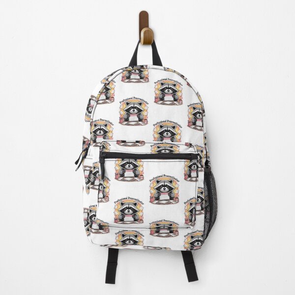 Item preview, Professional Procrastinator – Raccoon Deadline Chaos designed and sold by ArtByYunus.