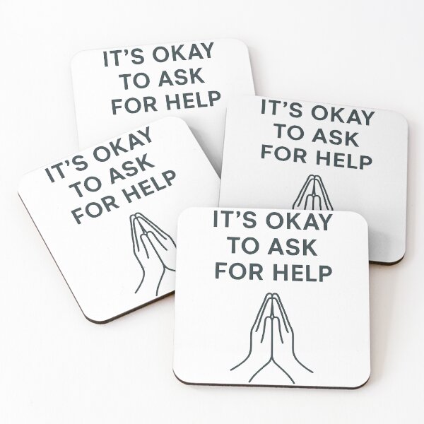 Item preview, It's okay to ask for help designed and sold by Grumpymu.