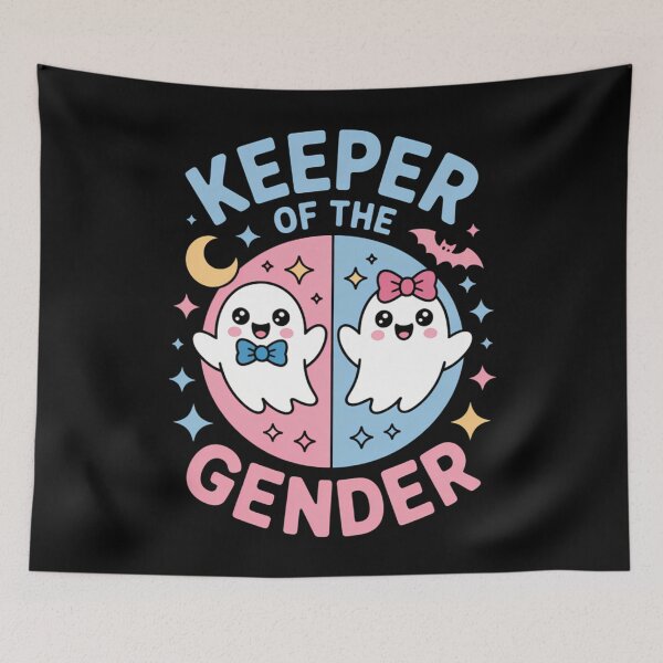 Item preview, Keeper of The Gender Reveal Cute Halloween designed and sold by WalshDrawnLaugh.