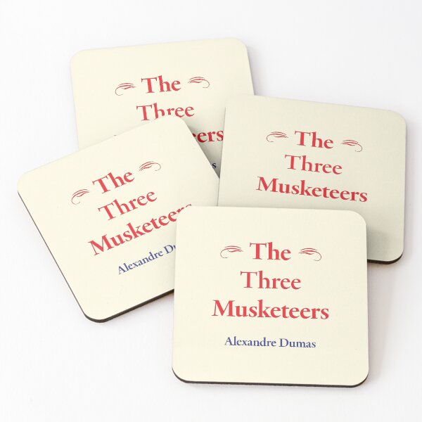 Item preview, Alexandre Dumas, The Three Musketeers, Classic Literature designed and sold by CharlottePlaceArt.