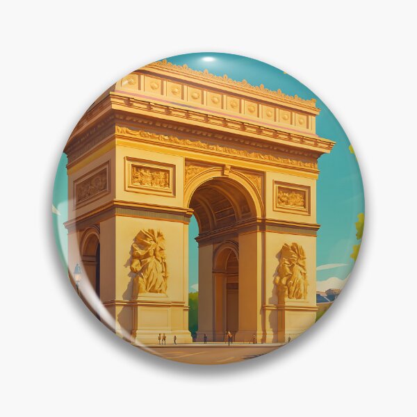Item preview, Arc de Triomphe – Paris Landmark Travel Art designed and sold by inkNext.