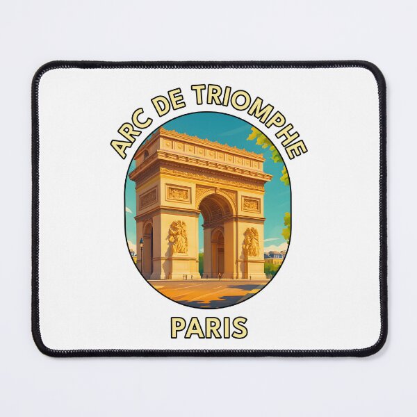 Aperçu de l'œuvre Arc de Triomphe – Art de voyage emblématique de Paris créée et vendue par inkNext.