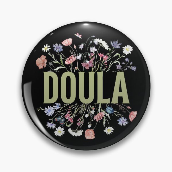 Item preview, Cute Doula Wildflowers labour Birth Support watercolor Floral designed and sold by Guess4best.
