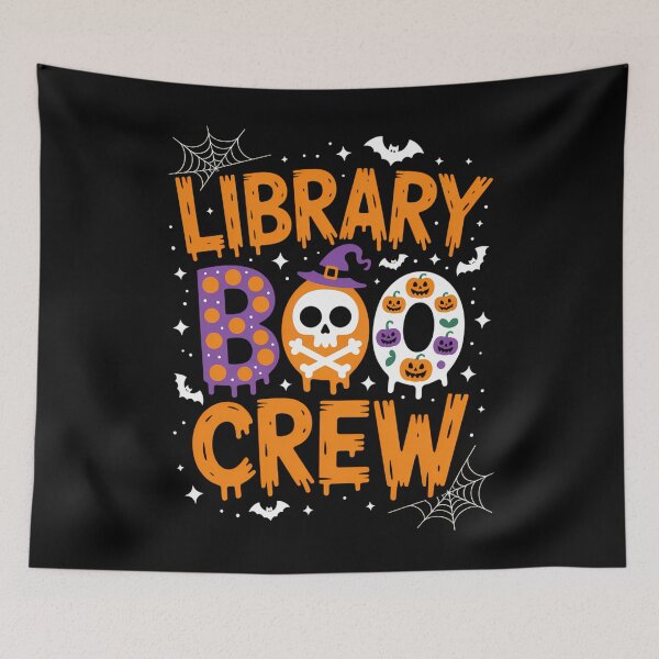 Item preview, Library Librarians Book Lovers Halloween Cute designed and sold by WalshDrawnLaugh.