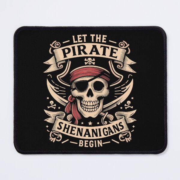 Item preview, Halloween Skull Let The Pirate Shenanigans Begin designed and sold by chung2525.