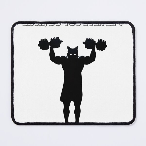 Item preview, Buff Cat Flexing: "Bruh, Do You Even Lift?" designed and sold by Skyla007.