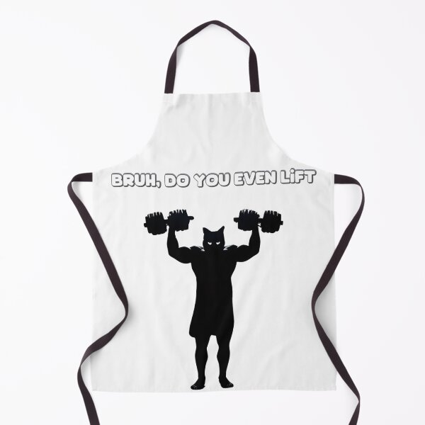 Item preview, Buff Cat Flexing: "Bruh, Do You Even Lift?" designed and sold by Skyla007.