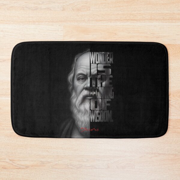 Item preview, Socrates Quote Poster – Monochrome Wisdom Portrait Art designed and sold by Enea Kelo.