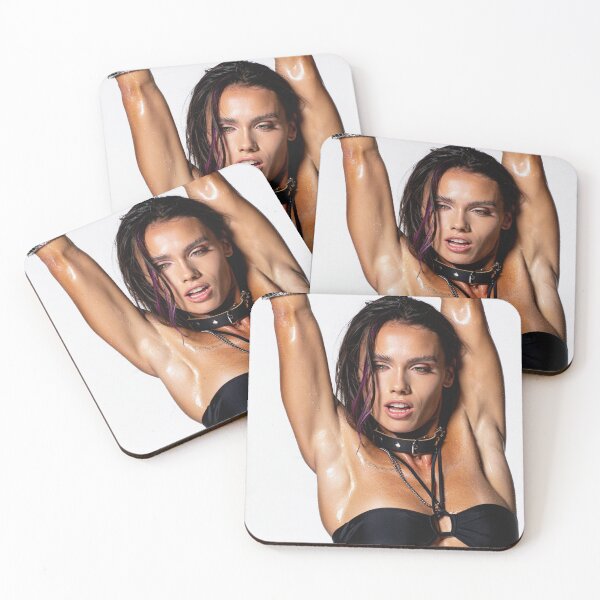Item preview,  Beautiful sexy gym woman posing with her arms up showing her armpits sweating designed and sold by Vintage Designs +.