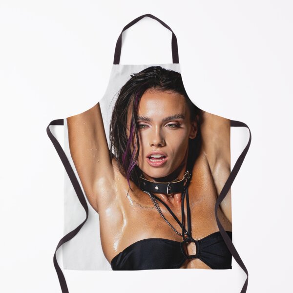 Item preview,  Beautiful sexy gym woman posing with her arms up showing her armpits sweating designed and sold by Vintage Designs +.