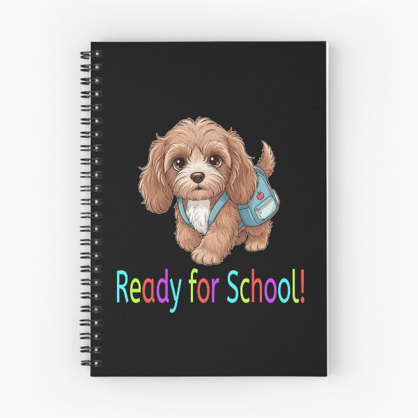 Item preview, Ready for School Cute Cockerpoo Puppy – Back to School designed and sold by The Real Life Symphony.