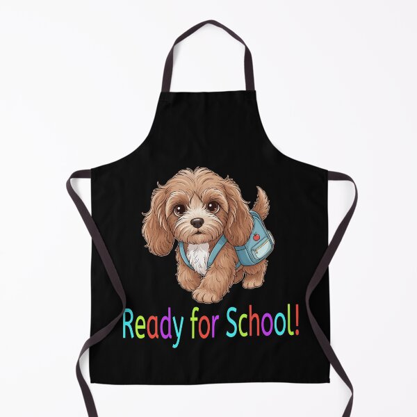 Item preview, Ready for School Cute Cockerpoo Puppy – Back to School designed and sold by The Real Life Symphony.