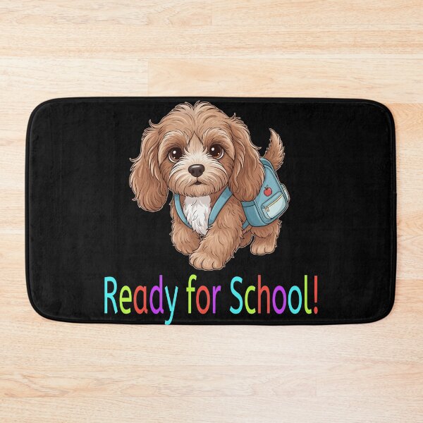 Item preview, Ready for School Cute Cockerpoo Puppy – Back to School designed and sold by The Real Life Symphony.