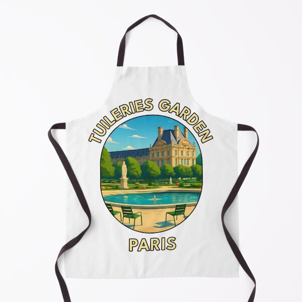 Item preview, Tuileries Garden - Paris Summer Landscape Illustration designed and sold by inkNext.