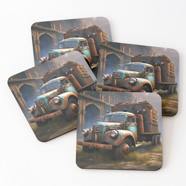 Item preview, Industrial Hauler – Vintage Truck at Work designed and sold by Marcu Ioachim.
