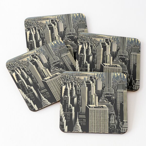 Item preview, Vintage Poster New York Graphic Art designed and sold by KALEIDOSCOPE UK.
