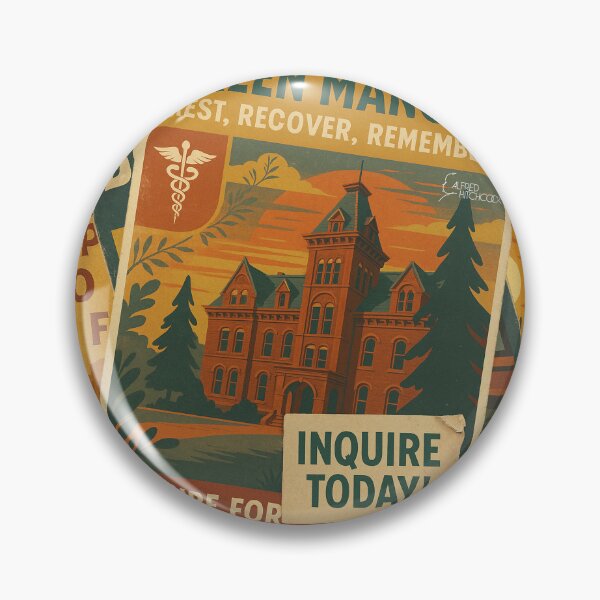 Item preview, Spellbound Green Manors Retro Travel Poster Art designed and sold by Cult23.