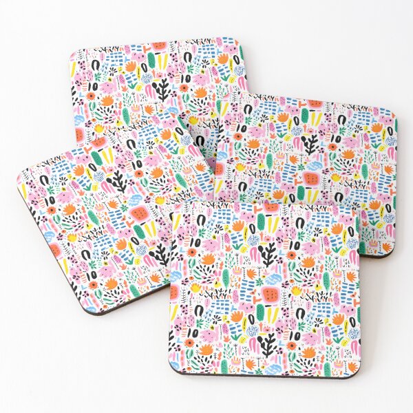 Item preview, Whimsical Nature-Inspired Seamless Doodle Pattern designed and sold by HasHs.