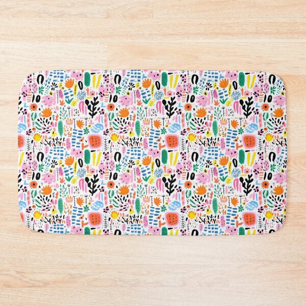 Item preview, Whimsical Nature-Inspired Seamless Doodle Pattern designed and sold by HasHs.