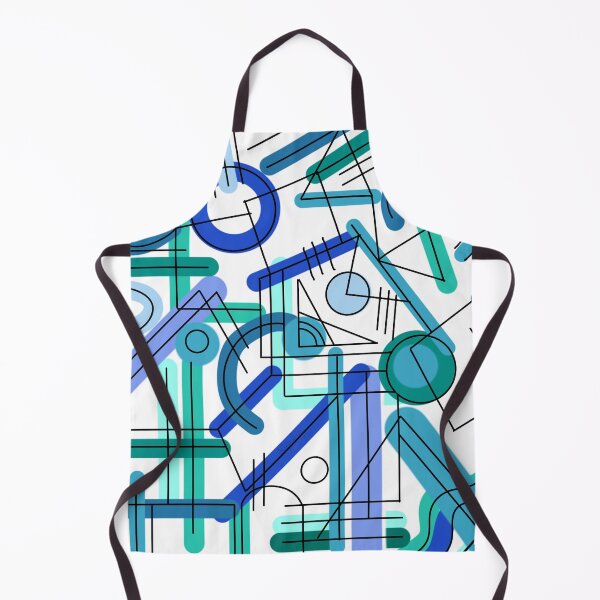 Item preview, blue geometry  designed and sold by Rajashree-Art.