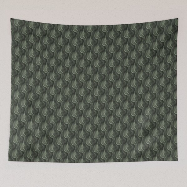 Item preview, Smokey Vertical Abstract Pattern in Olive Green designed and sold by Artistestella.