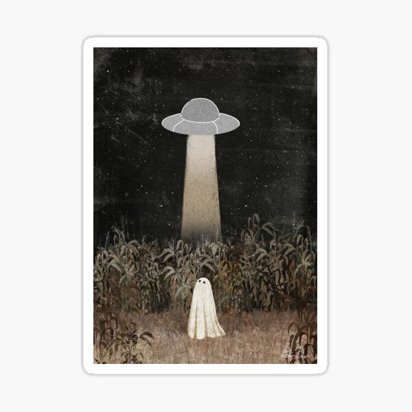 Aperçu de l'œuvre Il y a encore un OVNI dans le ciel... créée et vendue par katherineblower.