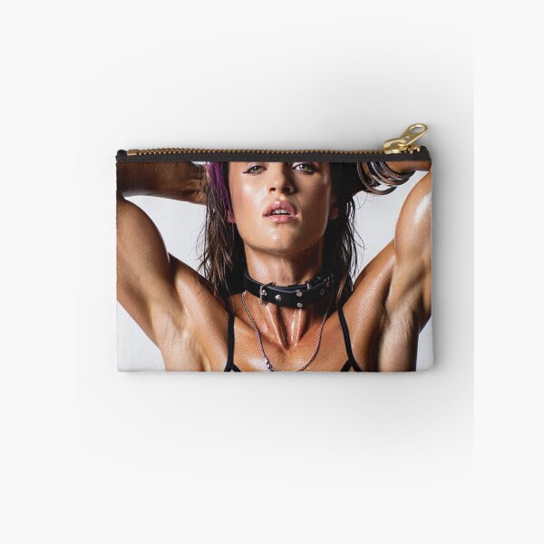 Item preview,  Beautiful sexy gym woman posing with her arms up showing her armpits sweating designed and sold by Vintage Designs +.