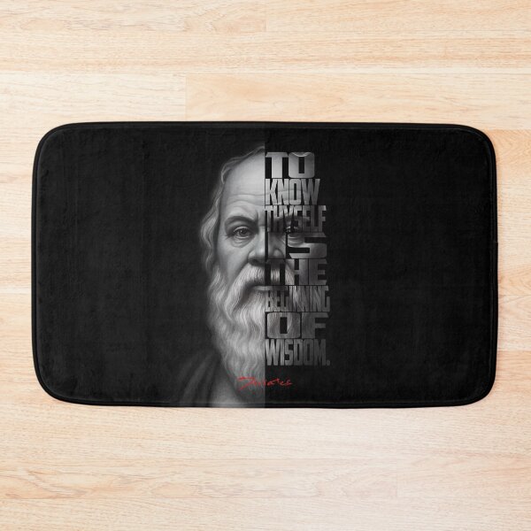 Item preview, Copy of Socrates Quote Poster – Monochrome Wisdom Portrait Art designed and sold by Enea Kelo.