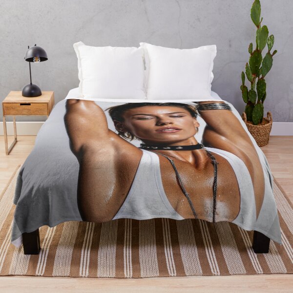 Item preview, Beautiful sexy gym woman posing with her arms up showing her armpits sweating designed and sold by Vintage Designs +.
