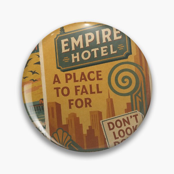Item preview, Vertigo Empire Hotel Retro Travel Poster Art designed and sold by Cult23.
