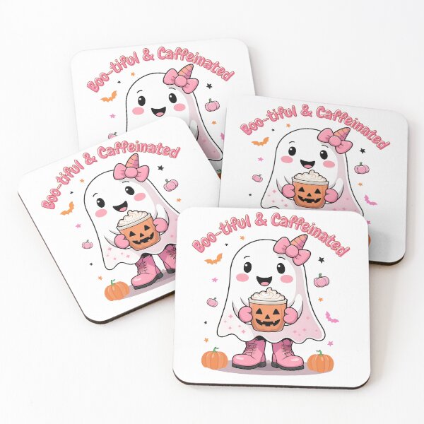 Item preview, Boo-tiful & Caffeinated Ghost Design designed and sold by HeyvStudio.