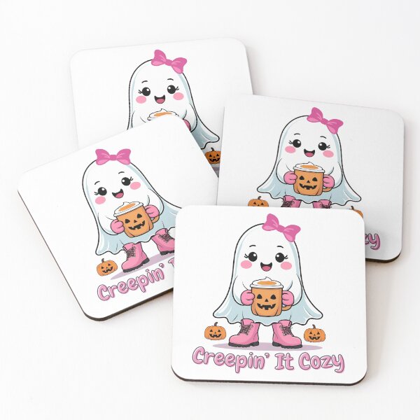 Item preview, Creepin’ It Cozy – Cute Pastel Ghost Design designed and sold by HeyvStudio.