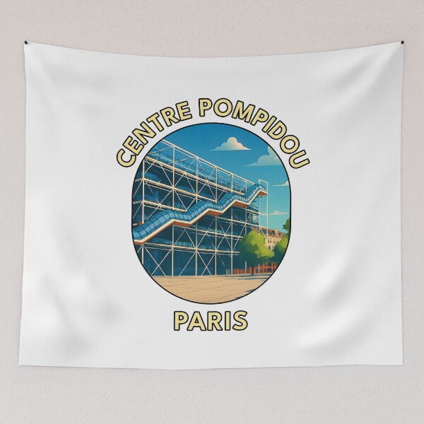 Item preview, Centre Pompidou – Modern Art Museum in Paris designed and sold by inkNext.