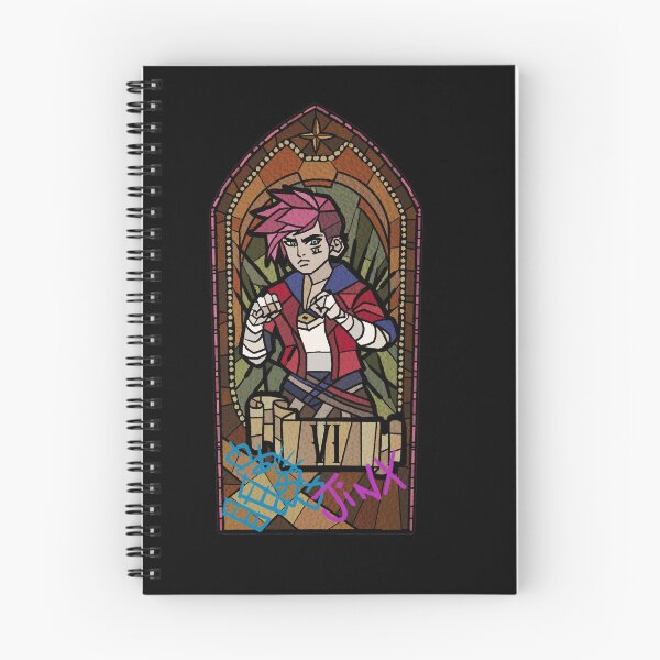 Item preview, Vi stained glass from Arcane series - LOL designed and sold by Aixen Art.