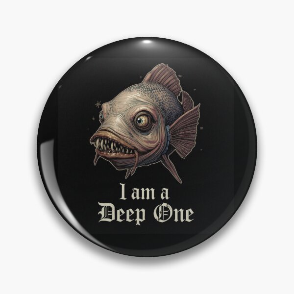 Artikelvorschau, Ich bin ein Tiefer – von H. P. Lovecraft inspiriertes Design entworfen und verkauft von Vintage Designs +.