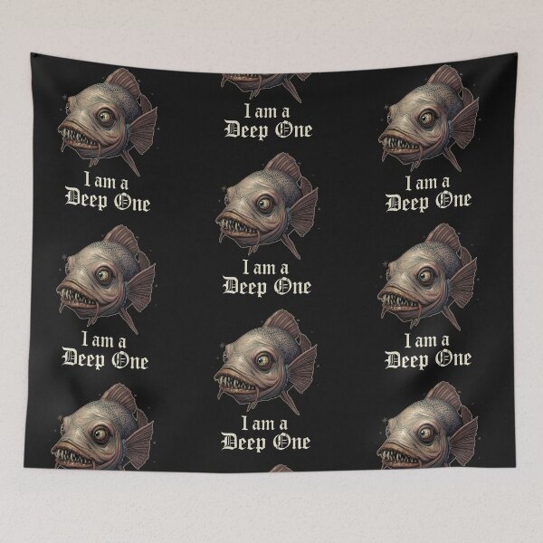 Item preview, I am a Deep One -  H. P. Lovecraft inspired design designed and sold by Vintage Designs +.